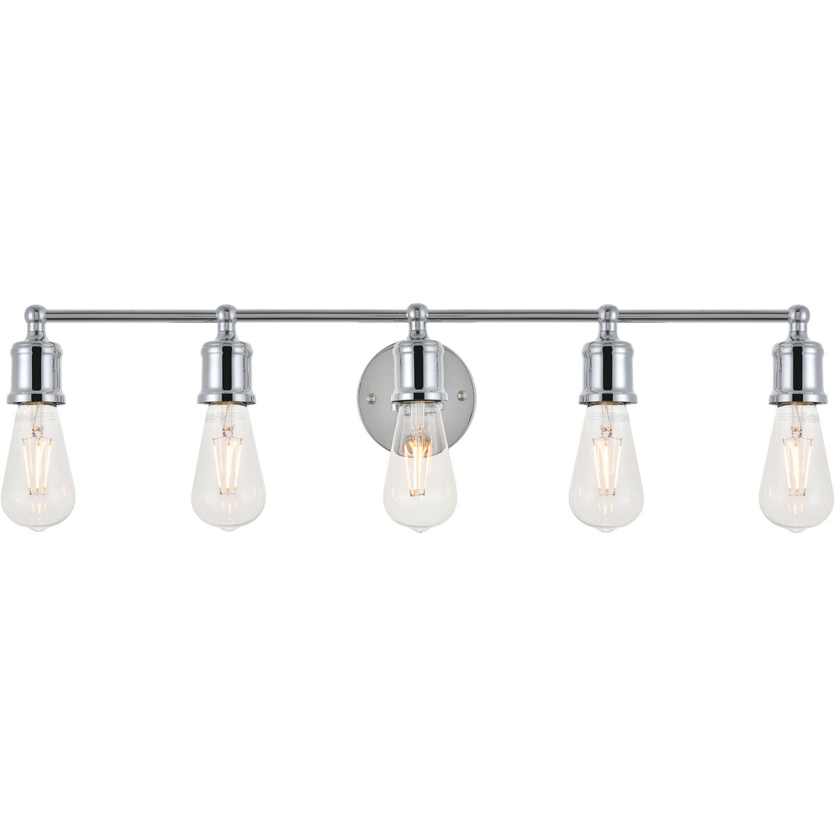 Serif 5 Light 29 inch Chrome Wall Sconce Wall Light