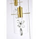 Hana 5 Light 18.97 inch Gold Pendant Ceiling Light