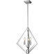 Flechette 3 Light Chrome Foyer Ceiling Light