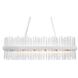 Dallas 24 Light 42 inch Chrome Linear Chandelier Ceiling Light
