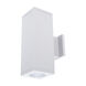 Cube Arch LED 5.5 inch White Sconce Wall Light in Spot, 90, 3000K, Straight Up/Down