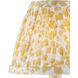 Maiden Fern Yellow and Ivory 6 inch Tapered Chandelier Shade
