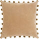 Serengeti 20 X 20 inch Tan Pillow Kit, Square