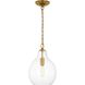 ED Ellen DeGeneres Magnus 1 Light 10 inch Burnished Brass Pendant Ceiling Light