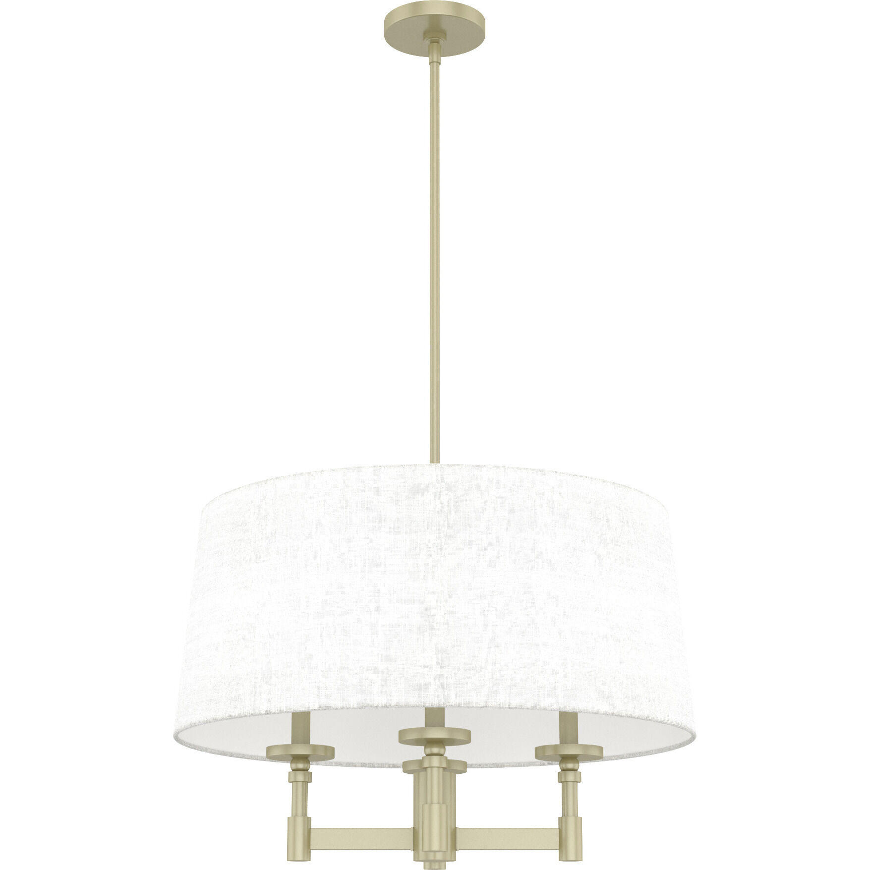 Briargrove Painted Modern Brass Chandelier Ceiling Light