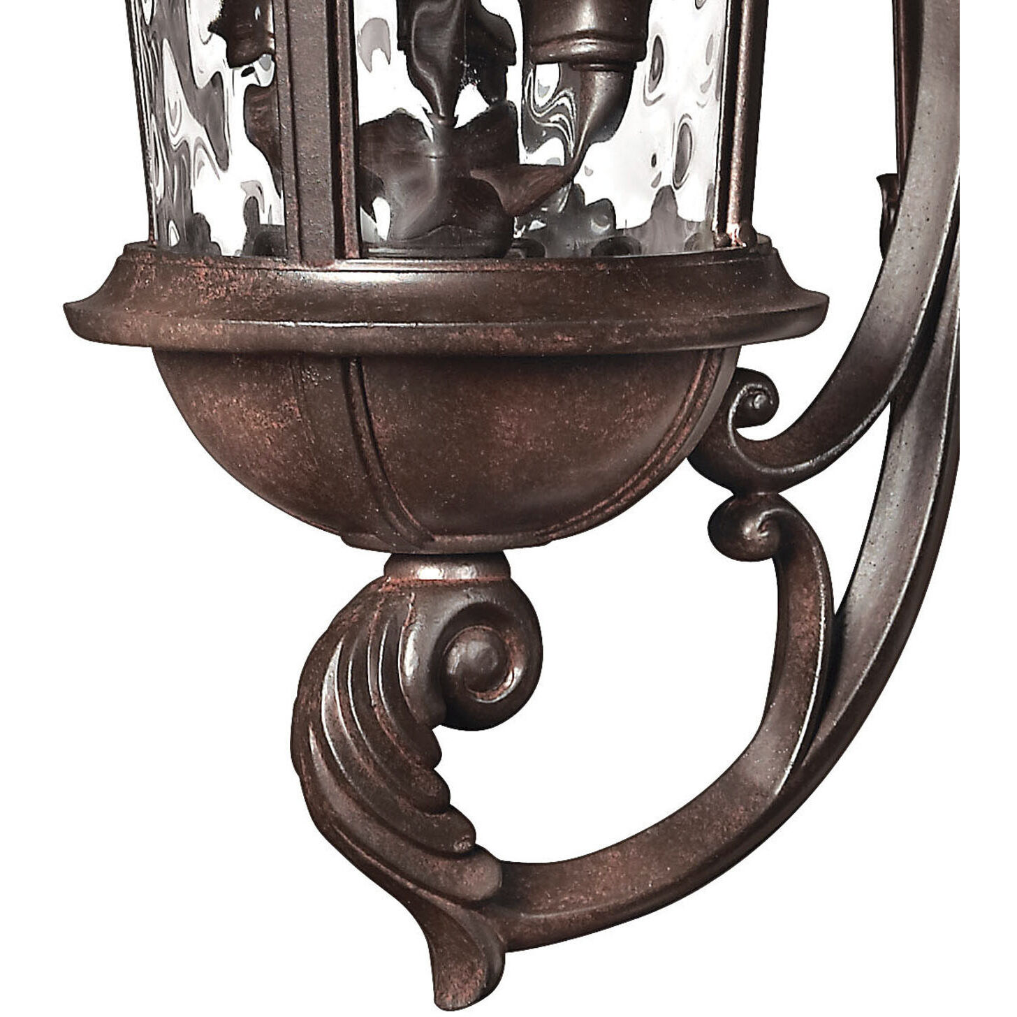 Estate Series Windsor Outdoor Wall Mount Lantern in River Rock, Medium