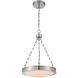 Cameron 1 Light 16.5 inch Polished Nickel Pendant Ceiling Light