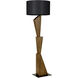 Enigma II 67 inch 60 watt Dark Walnut Floor Lamp Portable Light