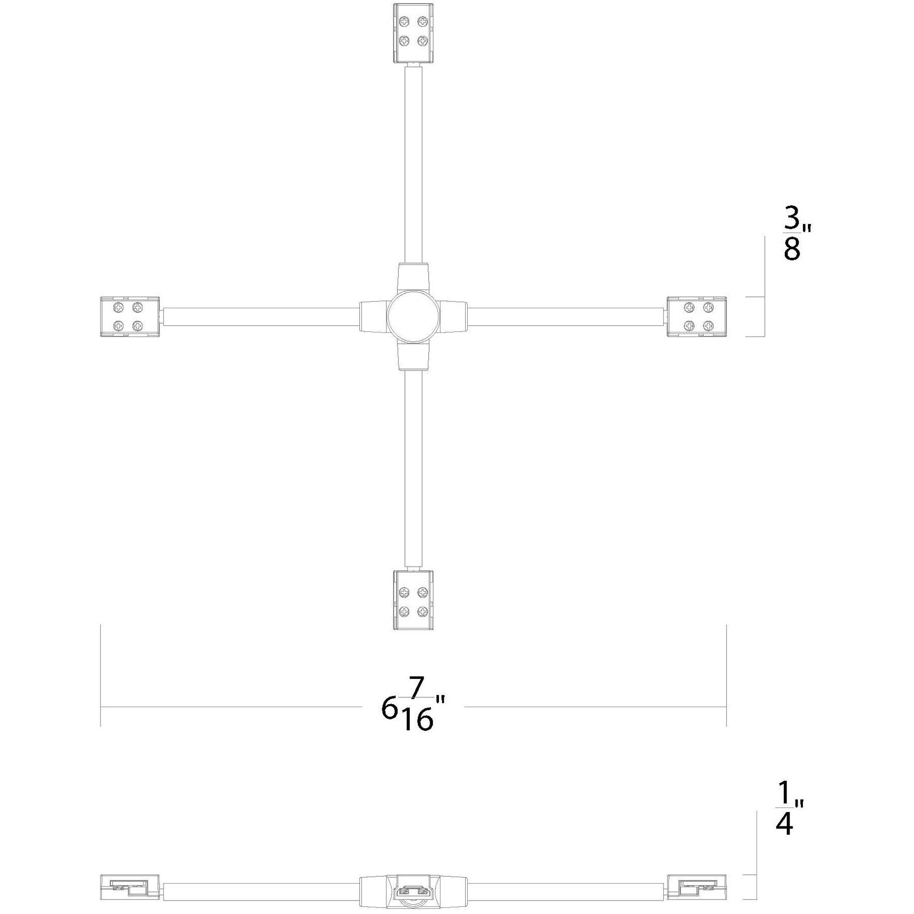Basics & Gemini 24 6.56 inch Black LED Tape Lighting, WAC Lighting