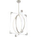Double Take LED 24 inch Brushed Nickel Pendant Ceiling Light