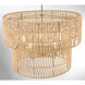 Bungalow Heaven 5 Light 26 inch Soft Brass Pendant Ceiling Light