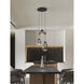 Sarnarra LED 17.44 inch Black Pendant Ceiling Light