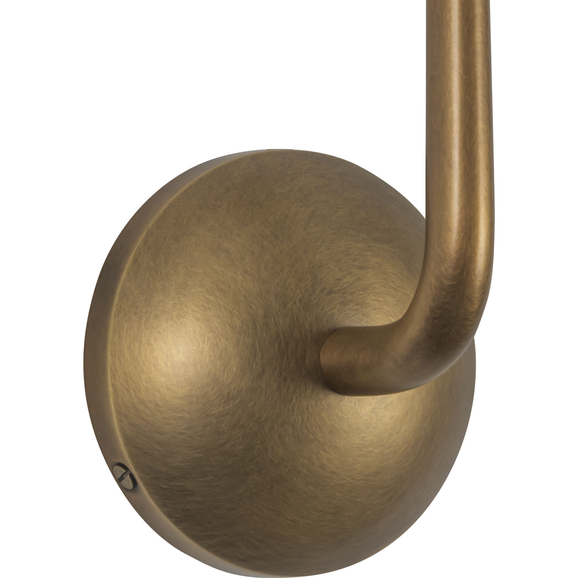 Spade 4.75 inch Vintage Brass Bath Vanity Light Wall Light