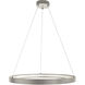 Sean Lavin Bodiam LED 30.4 inch Satin Nickel Chandelier Ceiling Light, Integrated LED