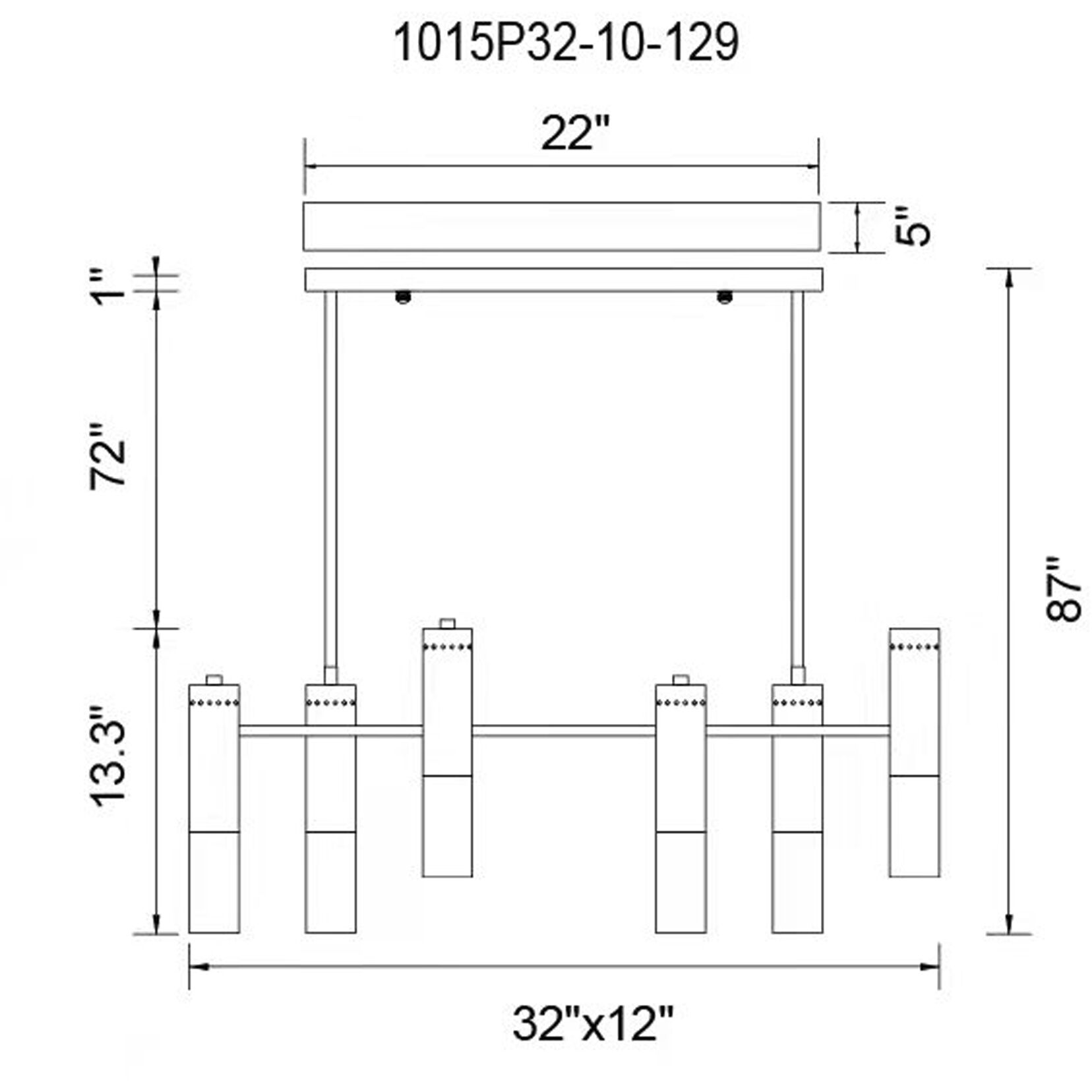 Anem 10 Light 12 inch Matte Black and Satin Gold Down Chandelier Ceiling Light