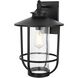 Janney 1 Light 17 inch Black Outdoor Wall Sconce