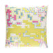 Macro 20 X 20 inch Bright Yellow and Bright Purple Throw Pillow