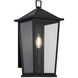 Ingress 1 Light 16.5 inch Matte Black Outdoor Wall Light