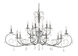 Chic Nouveau 18 Light 25 inch Polished Chrome Chandelier Ceiling Light