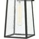 Meditterano 1 Light 18 inch Matte Black Outdoor Sconce