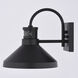 Highland Park 1 Light 9.5 inch Matte Black and White Outdoor Motion Sensor Wall Light