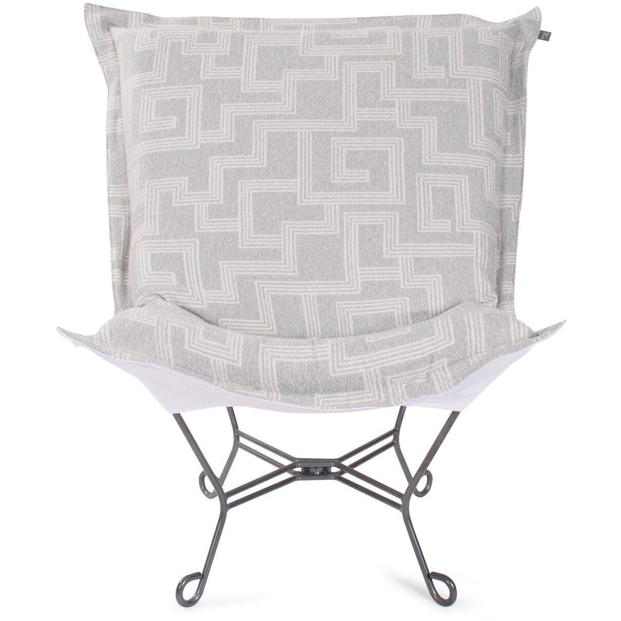 Syros Fog Outdoor Puff Scroll Chair