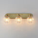 Kasbah 3 Light 25.5 inch Satin Brass Bath Vanity Wall Light