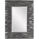 Zenith 39 X 31 inch Glossy Charcoal Wall Mirror