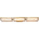Mingle 3 Light 38 inch Satin Brass Bath Vanity Light Wall Light