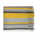 Topanga 60 X 50 inch Yellow and Blue Throw