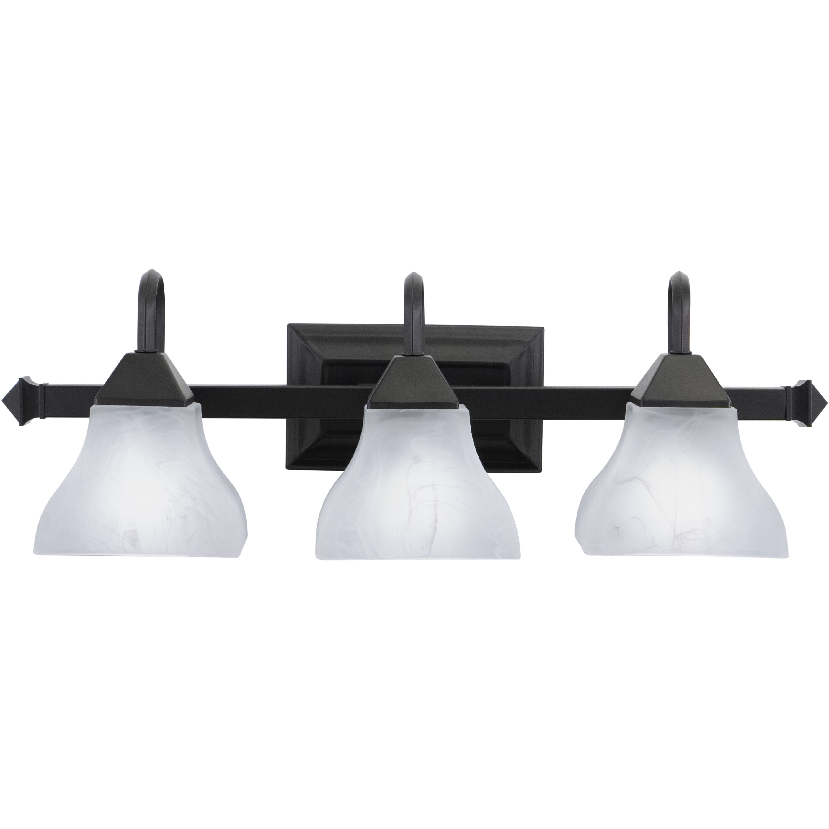 Cardiff LED 25 inch Oil Burnished Bronze Bathroom Light Wall Light