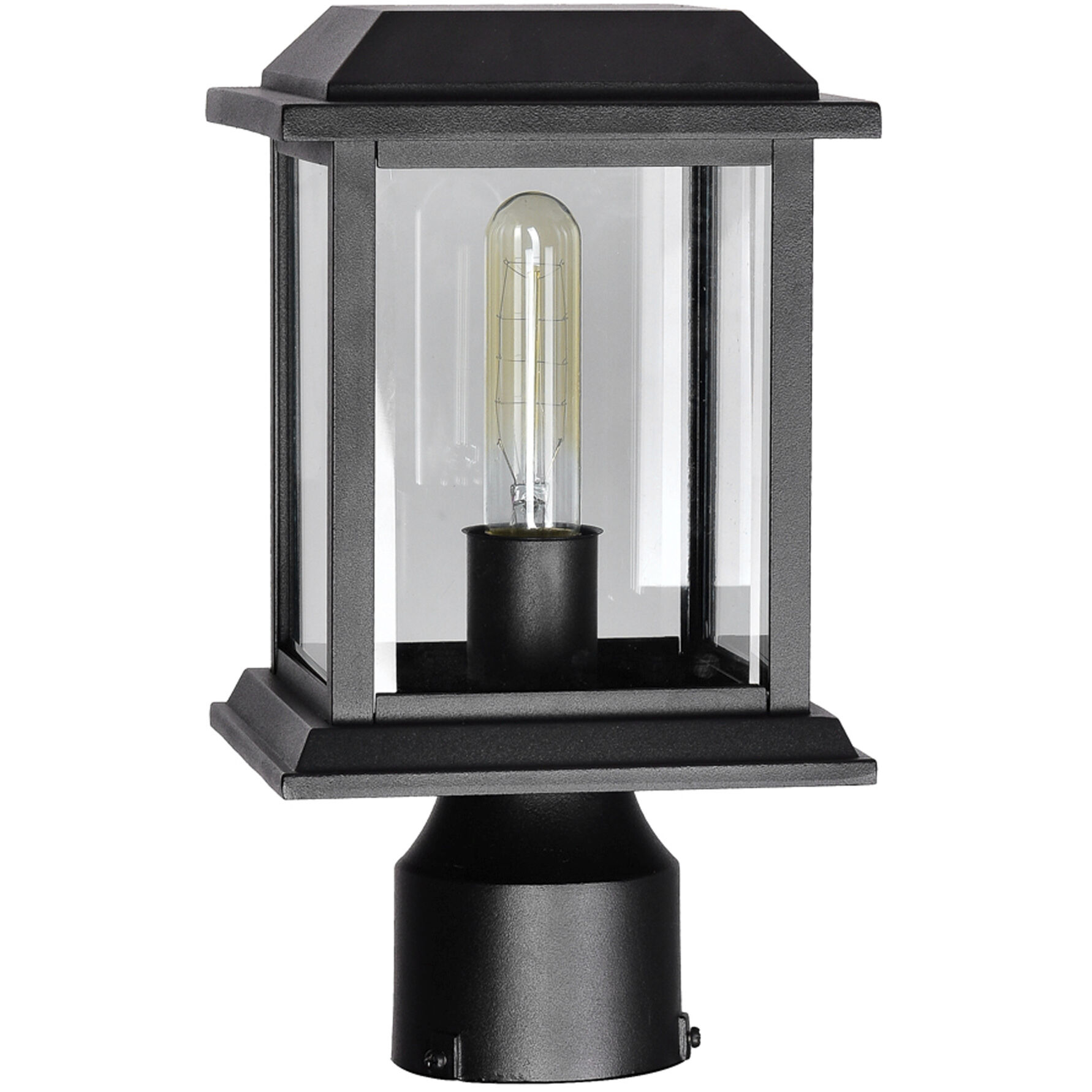 Blackbridge 1 Light 12 inch Black Outdoor Lantern Head