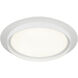 Iris LED 16 inch Matte White Ceiling Mount Ceiling Light
