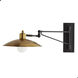 Nox Sconce Wall Light in Antique Brass/Bronze, Essential Lighting