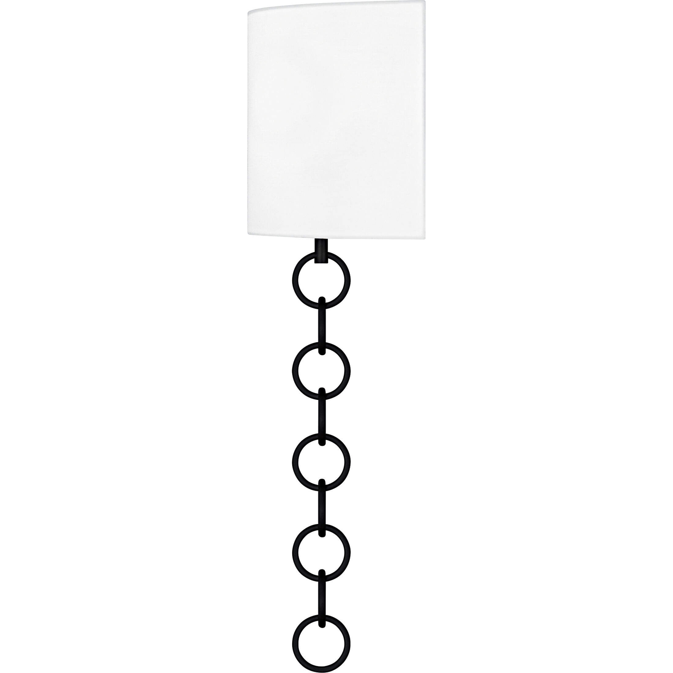 Baynes Wall Sconce Wall Light in Matte Black, Small