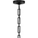 Alston 3 Light 18 inch Matte Black and Antique Gold Pendant Ceiling Light