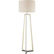 Pax 61 inch 100.00 watt Brushed Nickel Floor Lamp Portable Light
