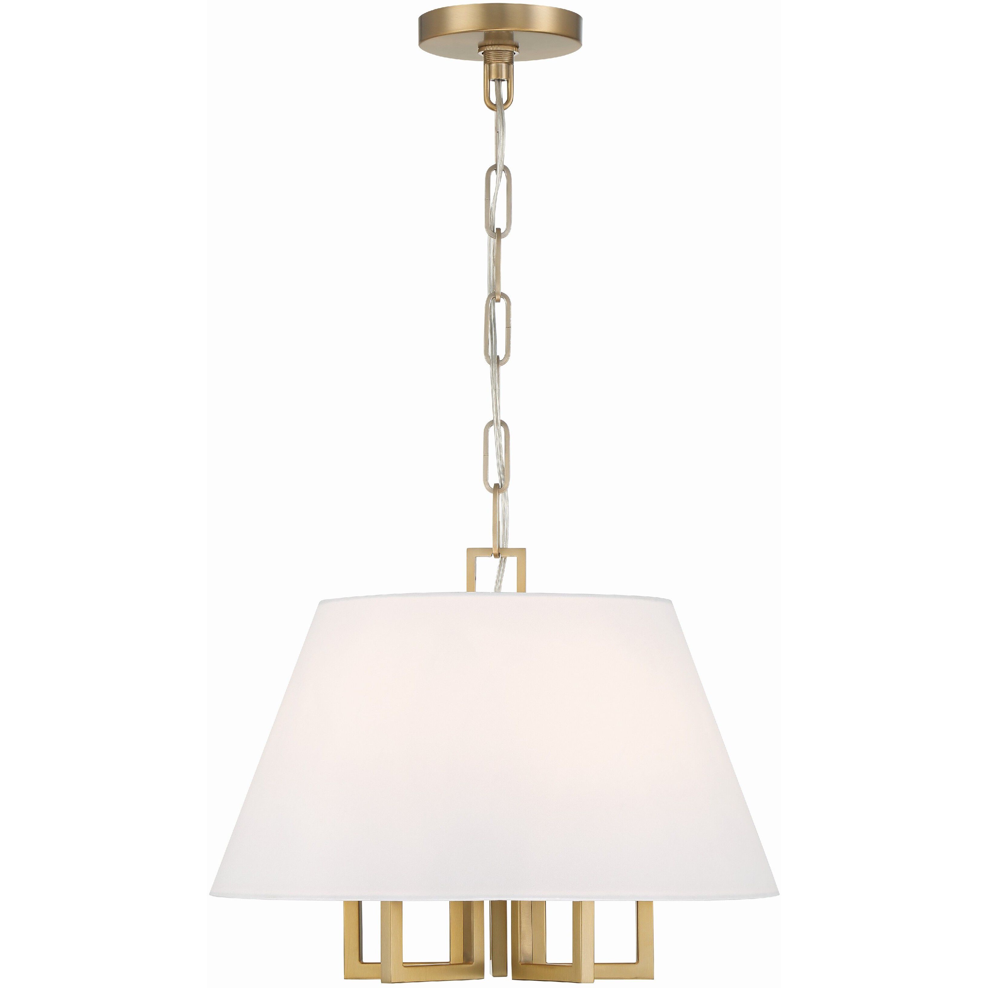 Westwood 5 Light 16 inch Vibrant Gold Chandelier Ceiling Light