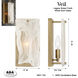Veil Wall Sconce Wall Light in Legacy Brass