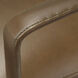 Hemingway Truffle Leather Accent Chair, Inline