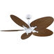 Islander DC Matte White Fan Motor in 5