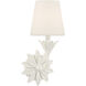 Broche Bath Sconce Wall Light in Matte White