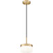 Renaud LED 6.75 inch Modern Gold Pendant Ceiling Light