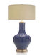 Lapis 35 inch 150 watt Blue and Off White Table Lamp Portable Light