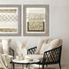 Dynamic Brown and Beige and Neutral and White Framed Art, The Studio