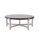 Donovan 45 X 45 inch Light Ash with Blackened Bronze Coffee Table