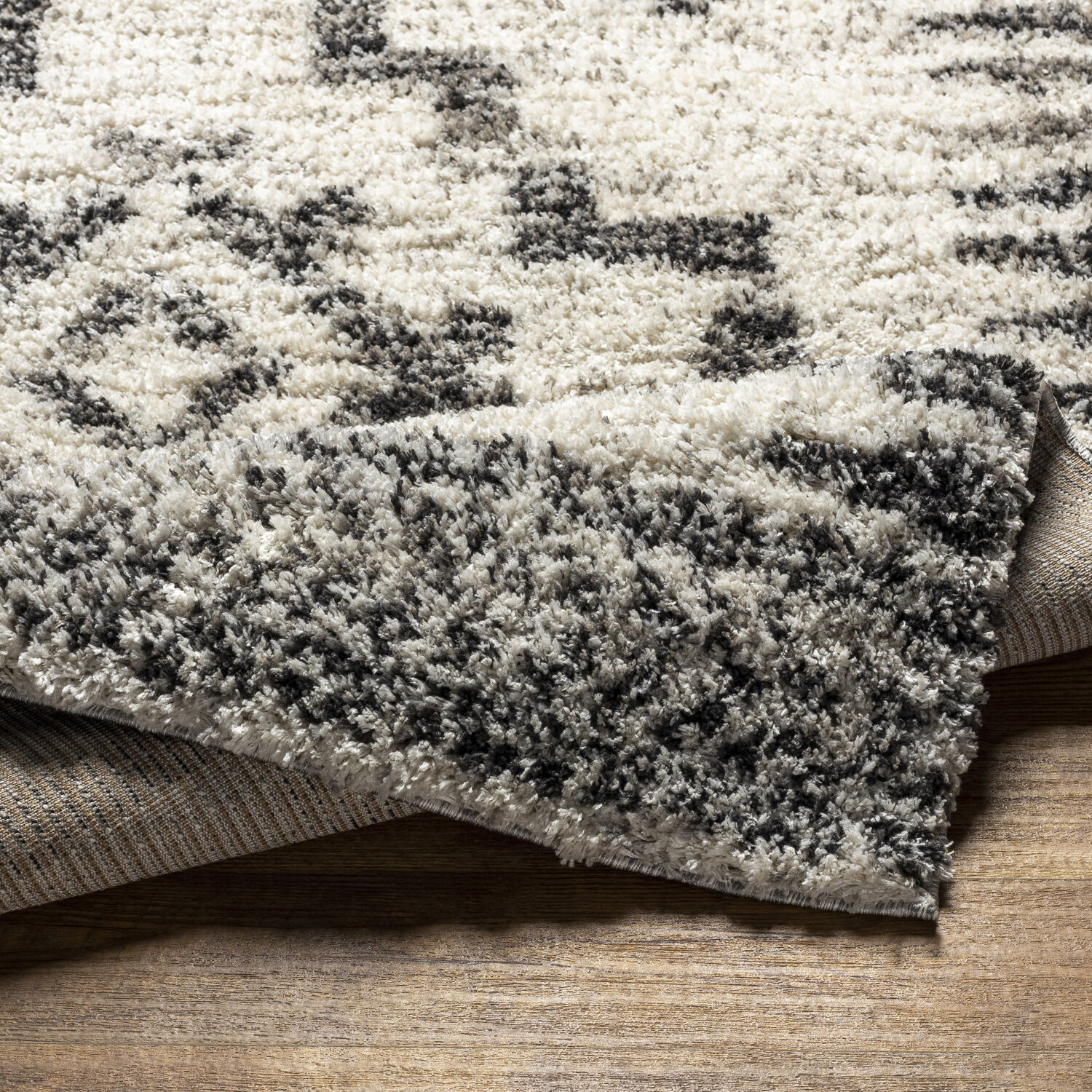 Capella Shag 120 X 94 inch Light Grey Rug, Rectangle