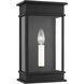 C&M by Chapman & Myers Cupertino 1 Light 13.13 inch Textured Black Outdoor Wall Lantern