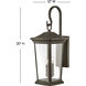 Bromley LED 30 inch Oil Rubbed Bronze Outdoor Wall Mount Lantern