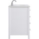 Irene 48 X 22 X 34 inch White Vanity Sink Set